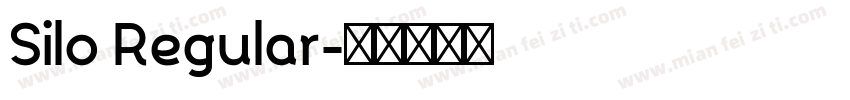 Silo Regular字体转换